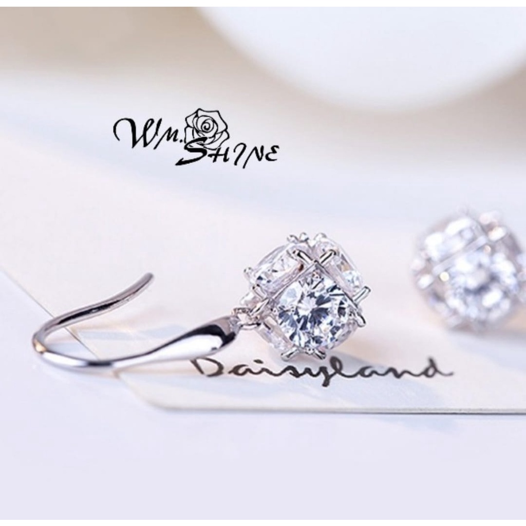 Wm.Shine Diamond Earrings 027 Anting Wanita Perak S925