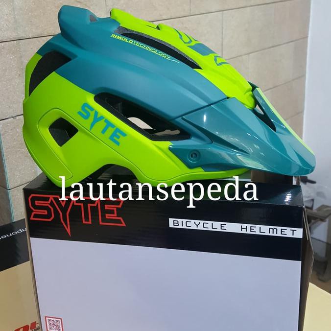 Bergaransi Helm Sepeda Syte St - F 161 - Abu-Biru Promo