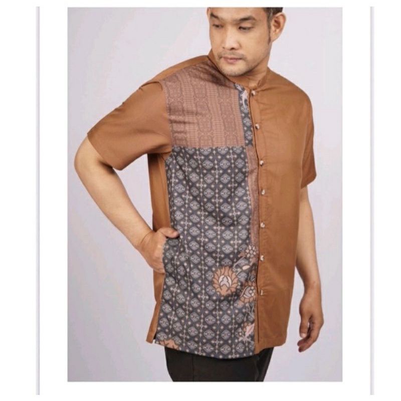 Atasan pria Sarimbit koko  kaimana men elzatta