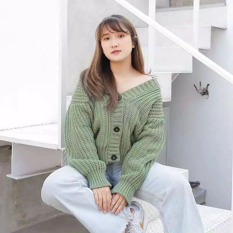 CARDI GRACIA RAJUT WANITA || GOODQUALITY GET 7 / OUTER CARDY /CARDIGAN OVERSIZE