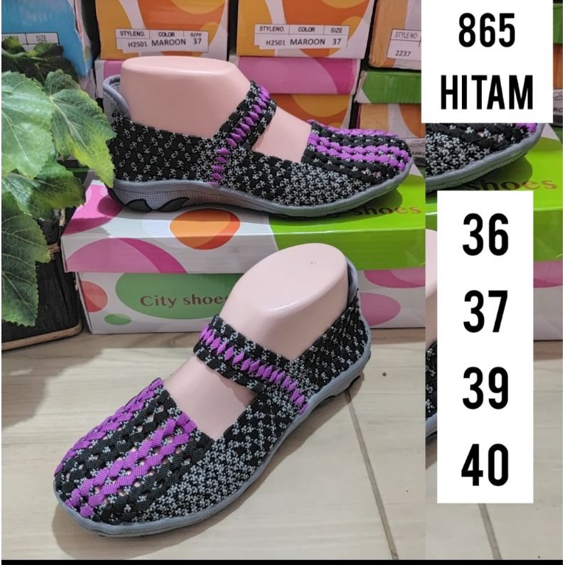 SEPATU ANYAM CITY SHOES