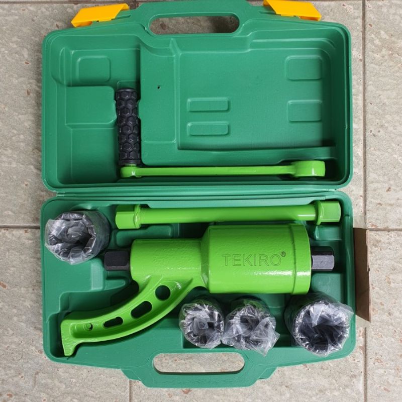 Tekiro kunci torsi roda truk / impact manual / impact roda truk 7 pcs
