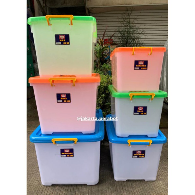 Shinpo-Container Box CB 52-70-82-95-130-150 Liter / Box Container / Box Serbaguna