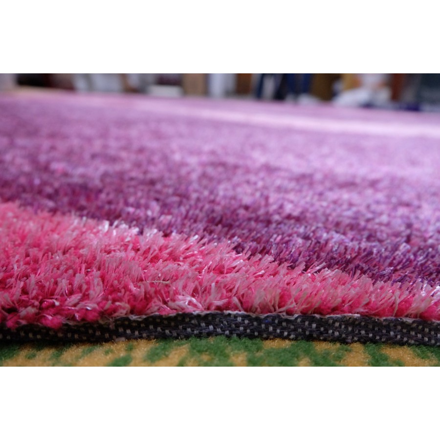 KARPET BULU ALICE SHAGGY 4D RUG 200x300 PURPLE PINK-3