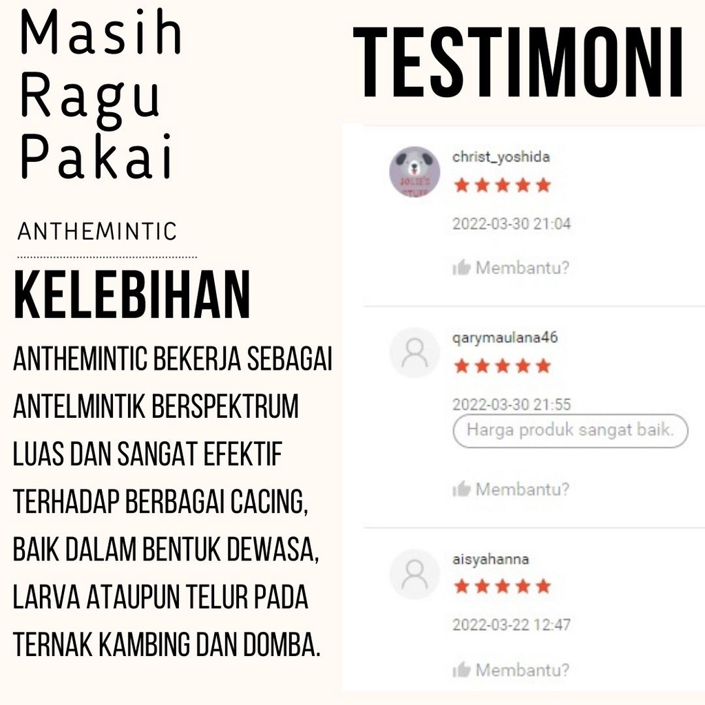 Obat Cacing Kusus Kambing Dan Domba Meningkatkan Nafsu Makan FEFARM