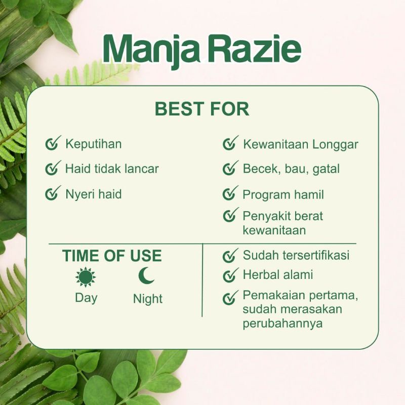 RB22 Manja Razie 60 Butir/2 R30 Manjakani aceh Majakani aceh razie Manja razie OriginalAgen Resmi