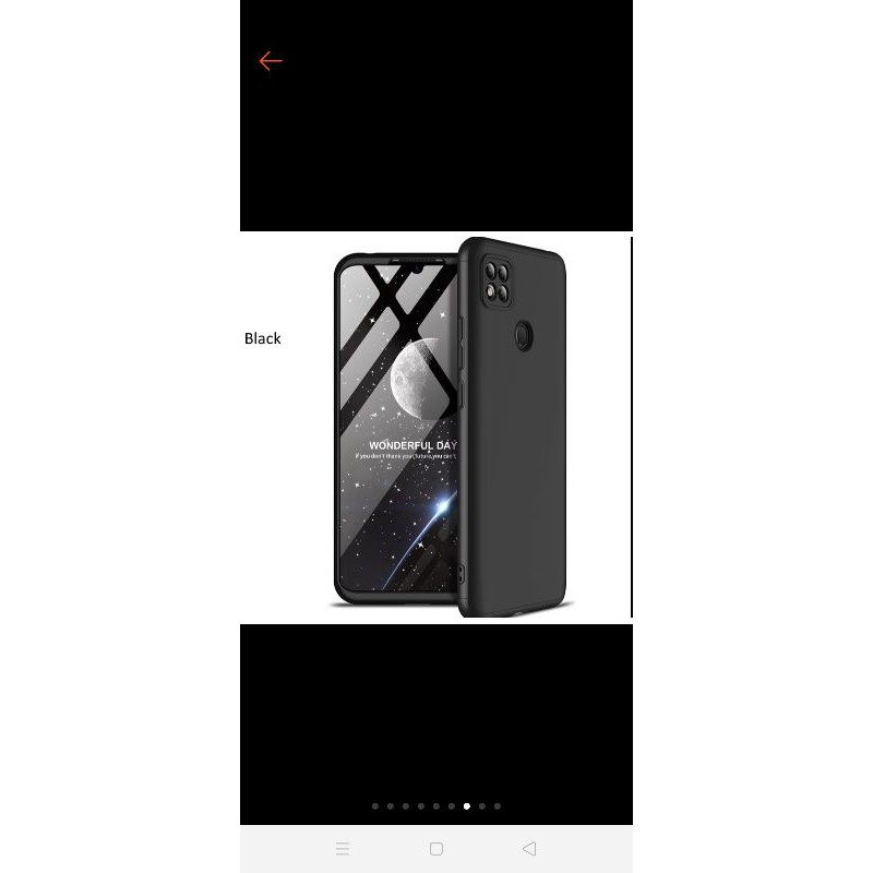 REDMI 9C HARD CASE ARMOR 360 GKK 3IN1 FULL COVER CASING PREMIUM ORIGINAL