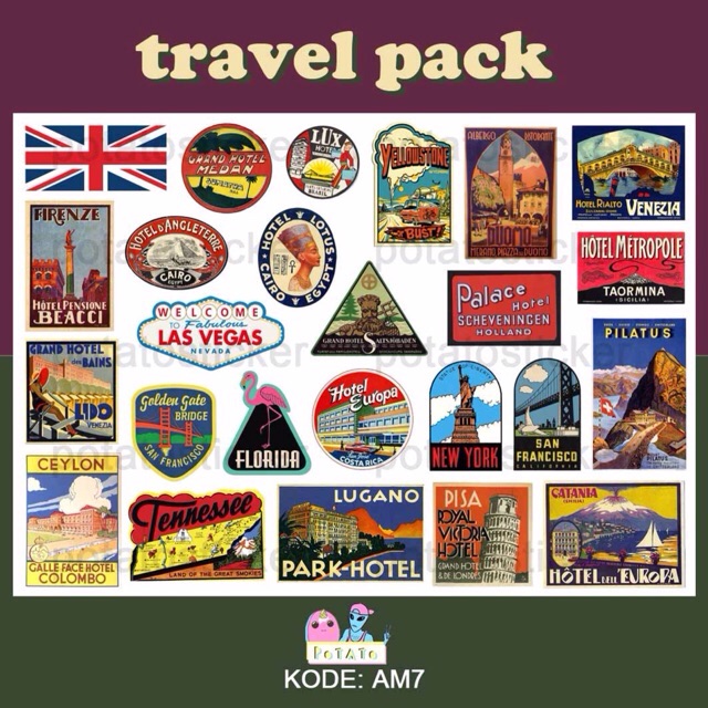 

travel vintage hotel - sticker tumblr