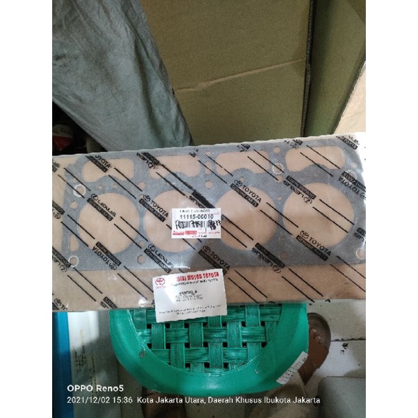 Paking Cylinder Head Kijang kapsul Bensin 7K bahan Asbes Ready