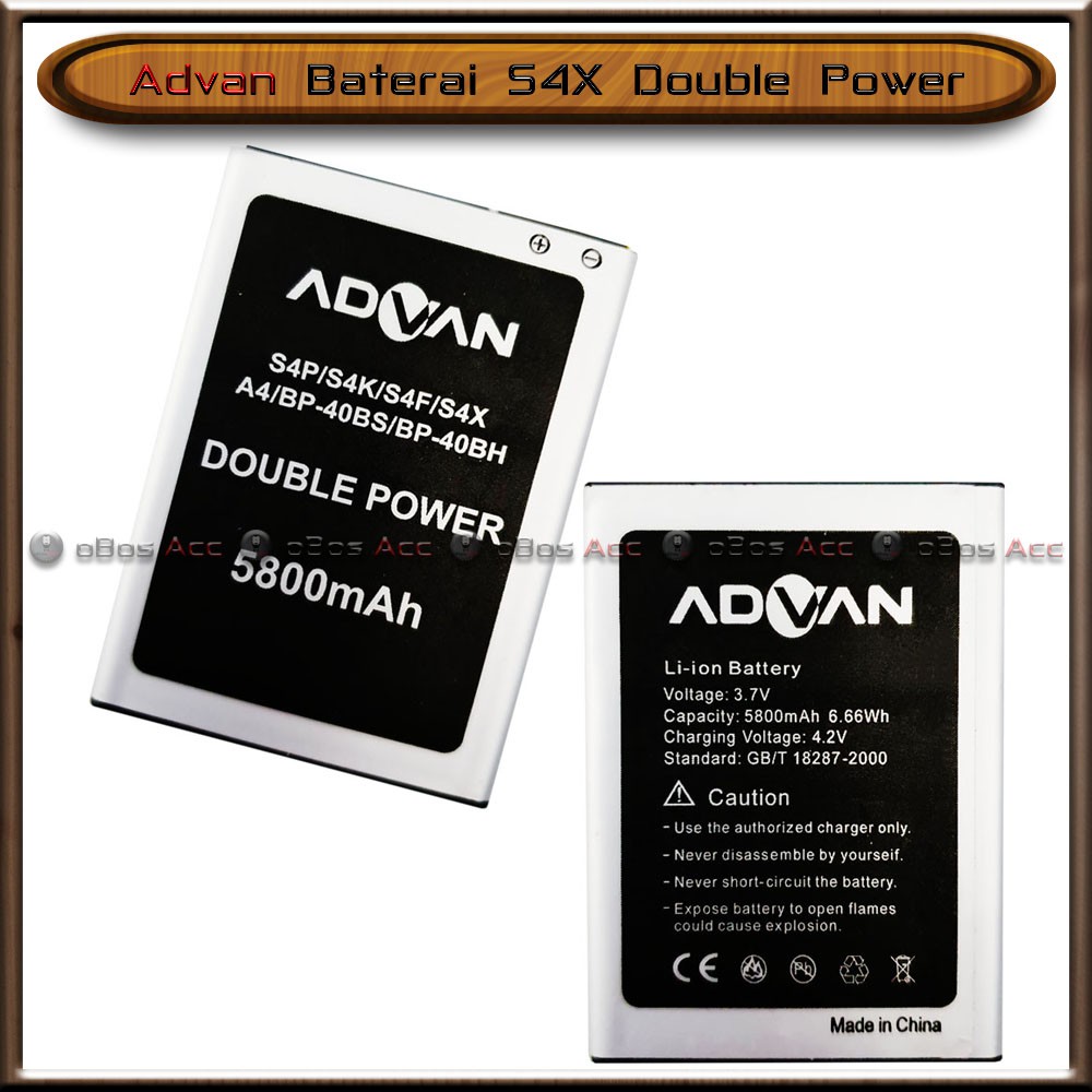 Baterai Advan S4x S 4 X Double Power Batre Batrai Hp Shopee Indonesia