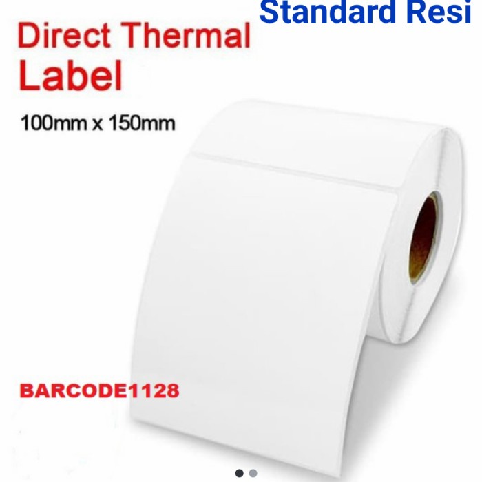 

(BISA COD) LABEL BARCODE 100 X 150 mm KERTAS STICKER DIRECT THERMAL 100x150 300pc