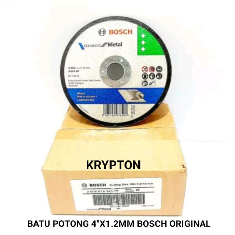 MATA GERINDA / BATU POTONG 4&quot;X1.2MM BOSCH 100% ORIGIINAL