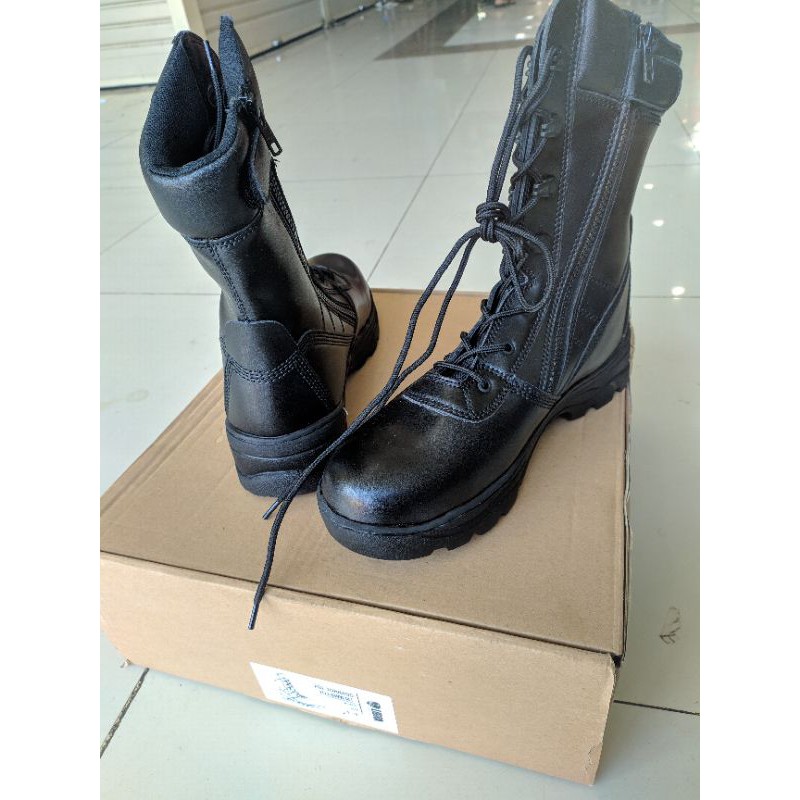 SEPATU PDL TORNADO  tni kulit 9 inc