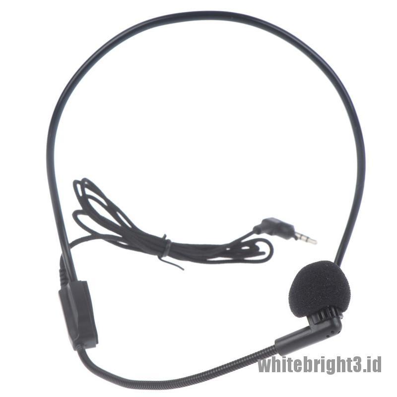 &lt; White3 &gt; headset Headphone Over-Ear Kabel Jack 3.5mm Untuk Pidato