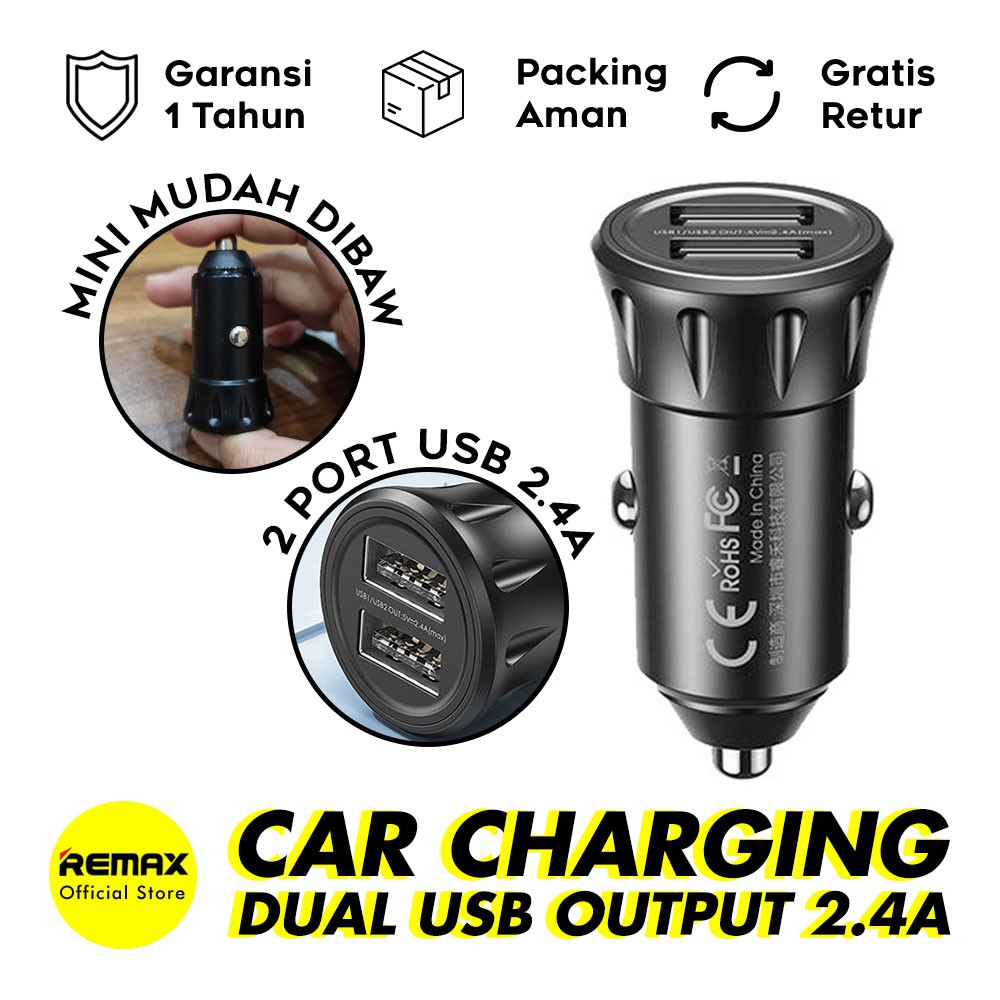 REMAX Vanguard Car Charger 2.4A RCC-236