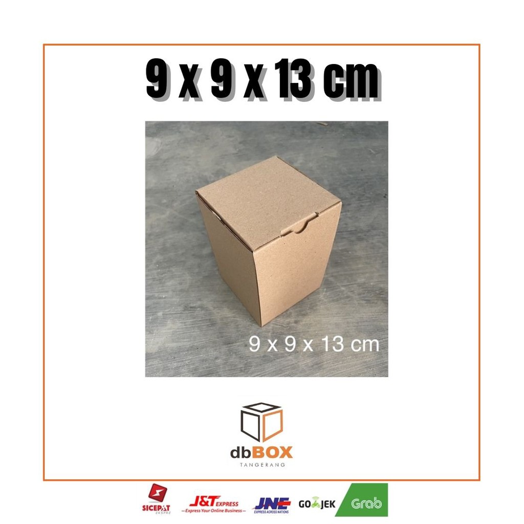 

Kardus 9x9x13 cm | Box Die Cut dan Easy Usage | Box Kue | Box Hampers | Box Gelas