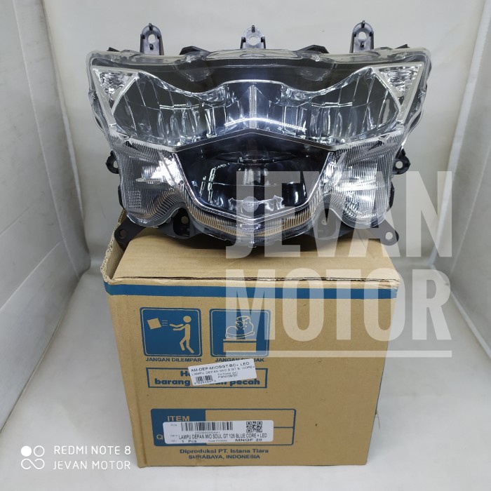 WIN Lampu Depan Mio Soul GT Blue Core + LED / Reflektor Mio Soul