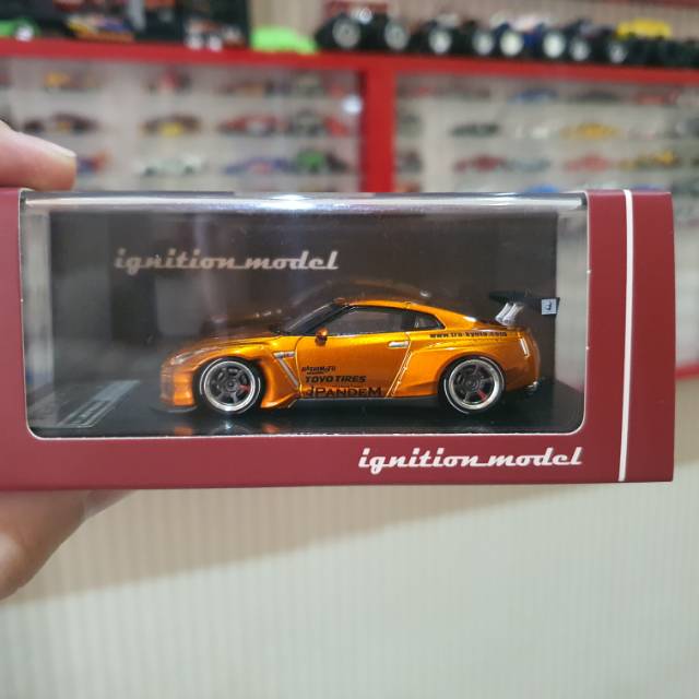diecast ignition model IG pandem nissan GTR R35 orange super rare