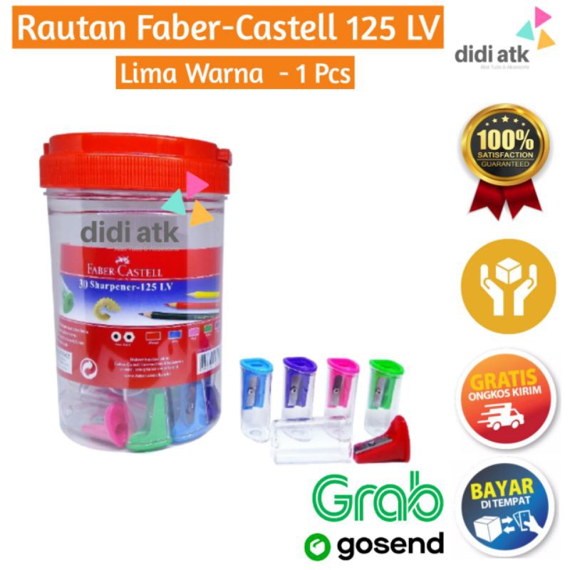 

Rautan / Sharpner - 125 LV Faber-Castell / Serutan Faber Castell 1 Pcs