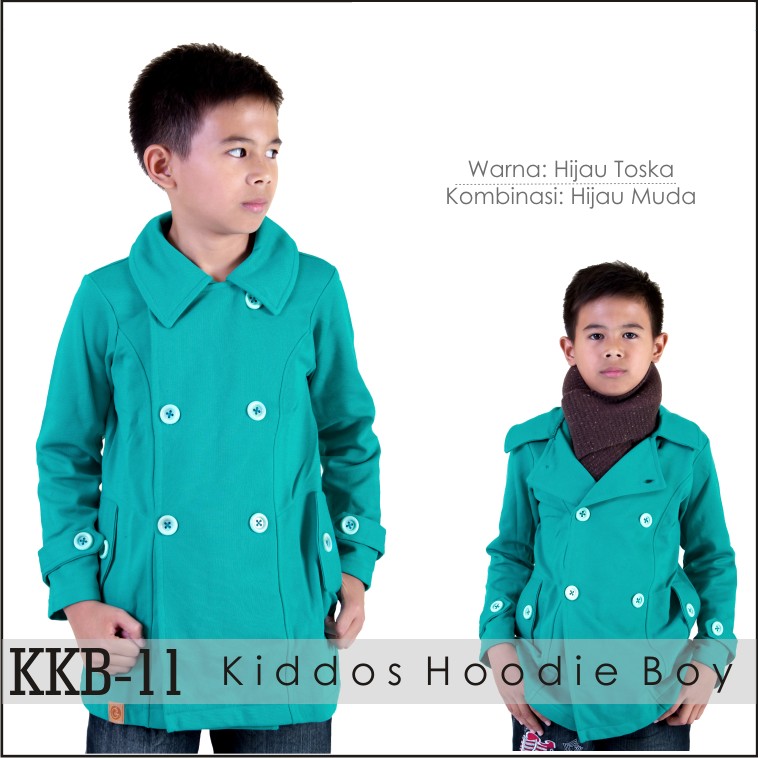 Jaket Anak Laki / Pria Korea Muslimah Hoodie Blazer Ribbon Terbaru Terlaris Korean KKB-11