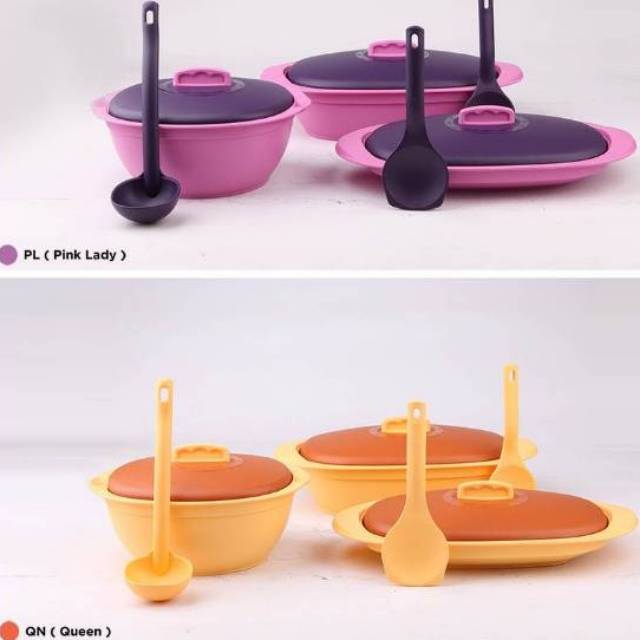 New serving set tulipware