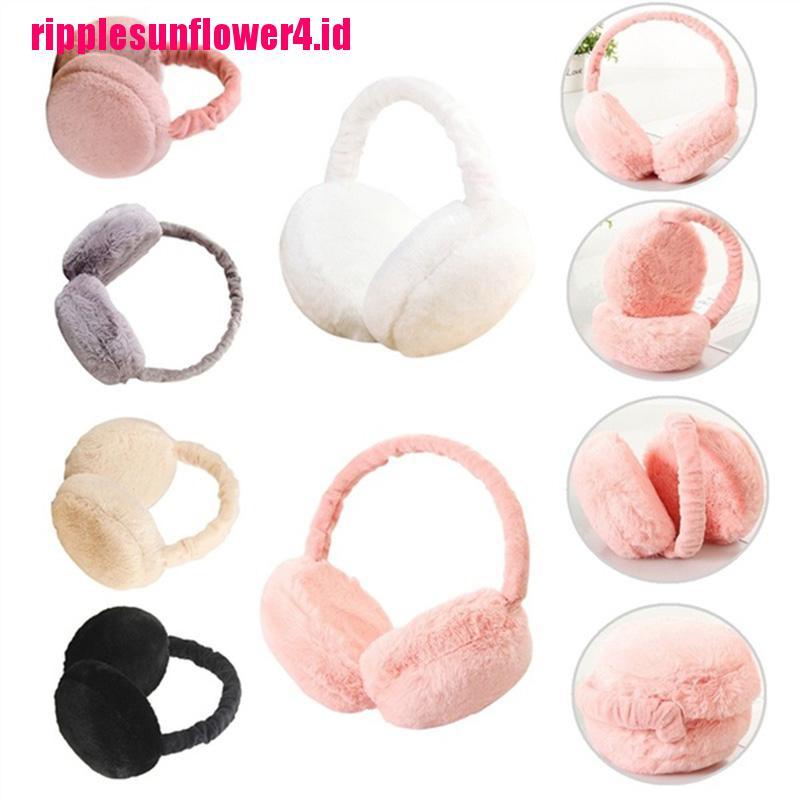 Earmuffs Lipat Bentuk Hamburger Untuk Pria Dan Wanita