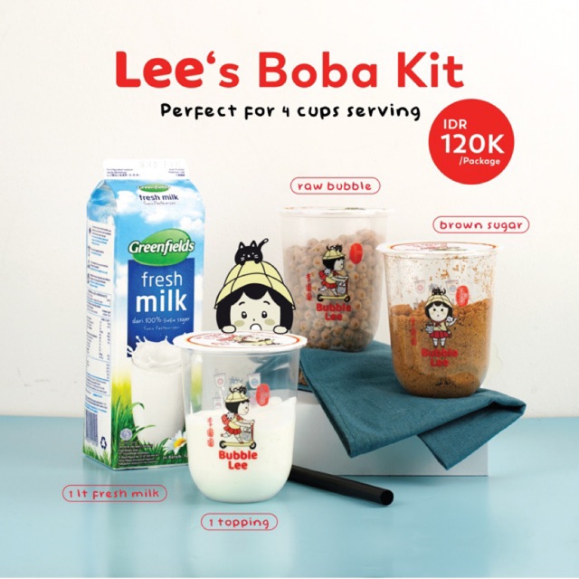 

DIY Boba Brown Sugar Milk Bubble Lee