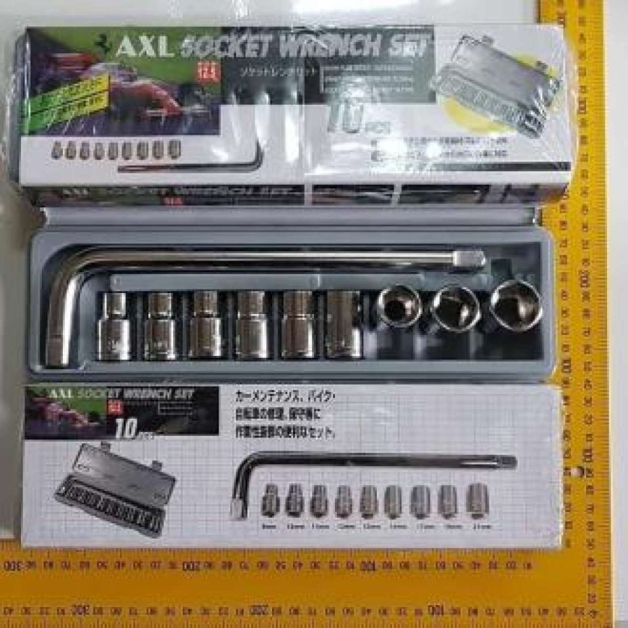 Barangunik2021-Kunci Sok 10 Pcs Socket Wrench Set CTW Hand Tools 1810 Shock Multiguna