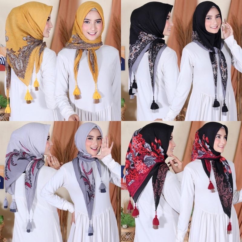 jilbab plisket/ hijab plisket/ kerudung plisket/ plisket/plisket motif / hijab plisket motif/ segi e