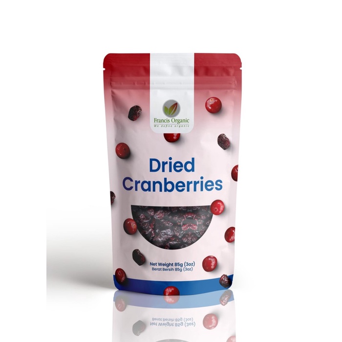 

Dried Cranberry / Kranberi Kering - Pocket Size by Francis Organic