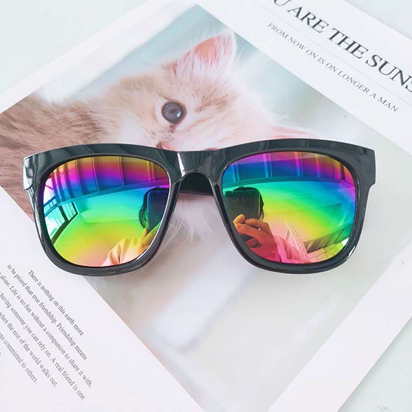 Kacamata Hitam Anti Radiasi Pria Wanita / Kacamata Import Murah / Trendy Fashion Sunglasses Ultra-Wide Male Female / TS-14