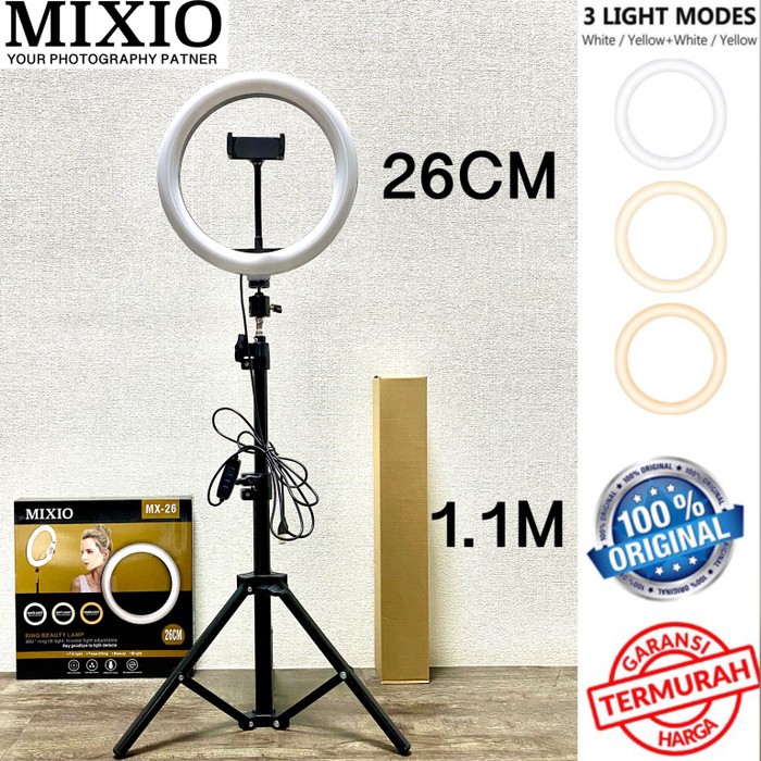 Ring Light 26cm + Light Stand Tripod 1.1M Selfie Vlogger Livestreamer