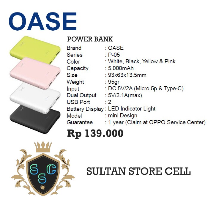 OASE POWERBANK P-05