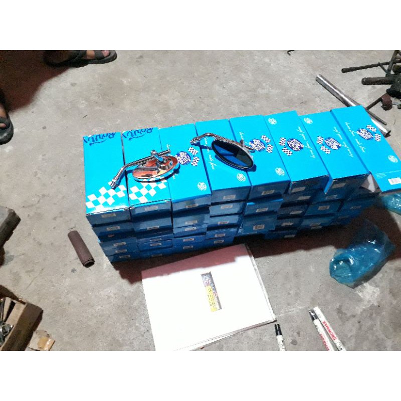 kaca spion variasi ?back mirror , spion cb c70 gl mp tiger  oval brownfe