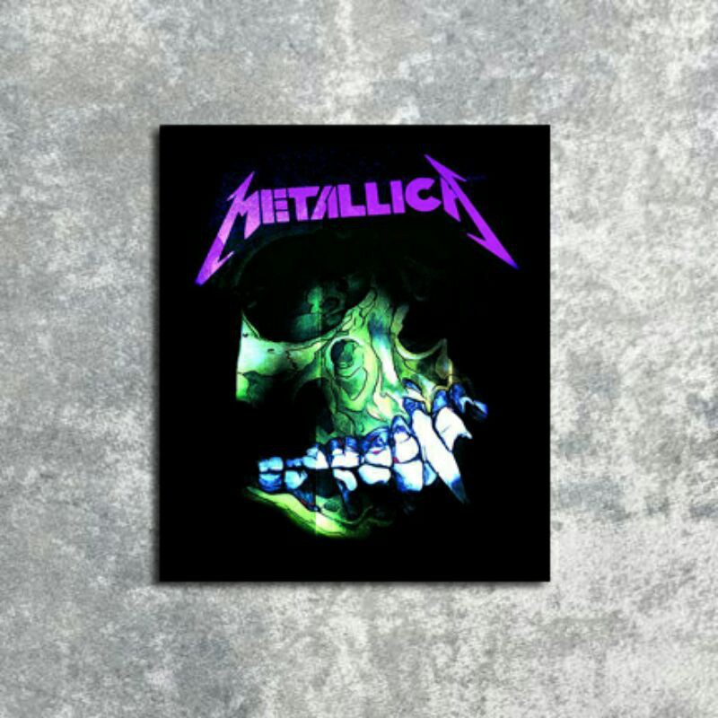 Poster Dinding Metallica Art Band