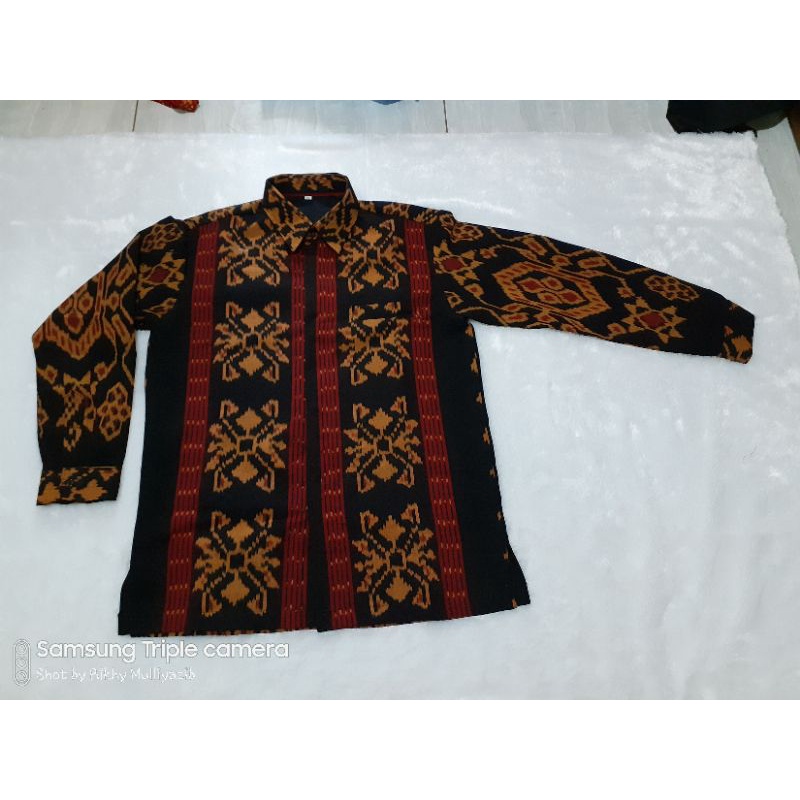 kemeja tenun kemeja panjang kemeja formal baju tenun jepara KT5