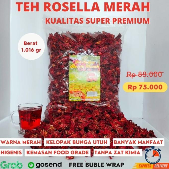 

[COD] Bunga Rosella Merah 1kg [COD]