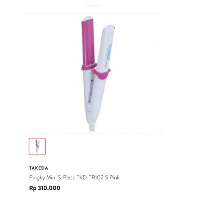 TAKEDA Catokan Rambut Mini Pingky S-Plate