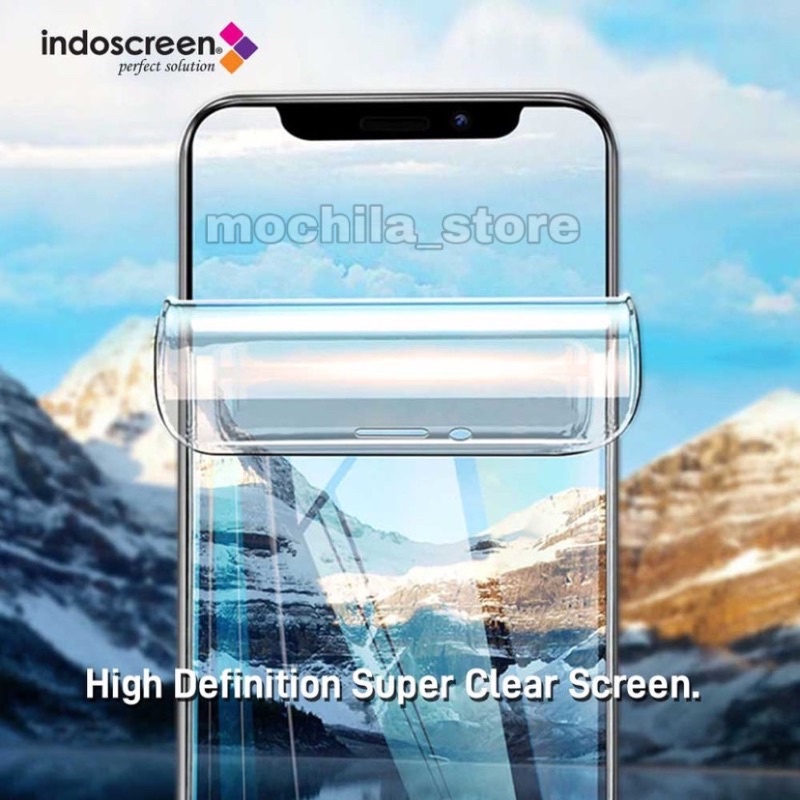 Hydrogel Anti Gores Full Cover - Anti Gores Clear - Anti Glare Full Layar Realme Indoscreen