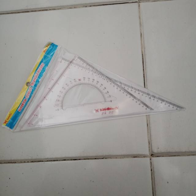 

Penggaris segitiga butterfly 3 in 1 no j 12