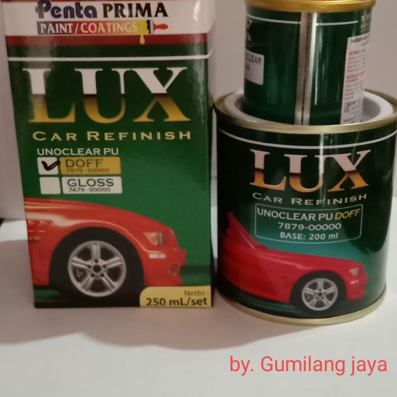 CLEAR GLOSS PU/CLEAR DOFF PU| penta supergloss|pernis kilap/doff