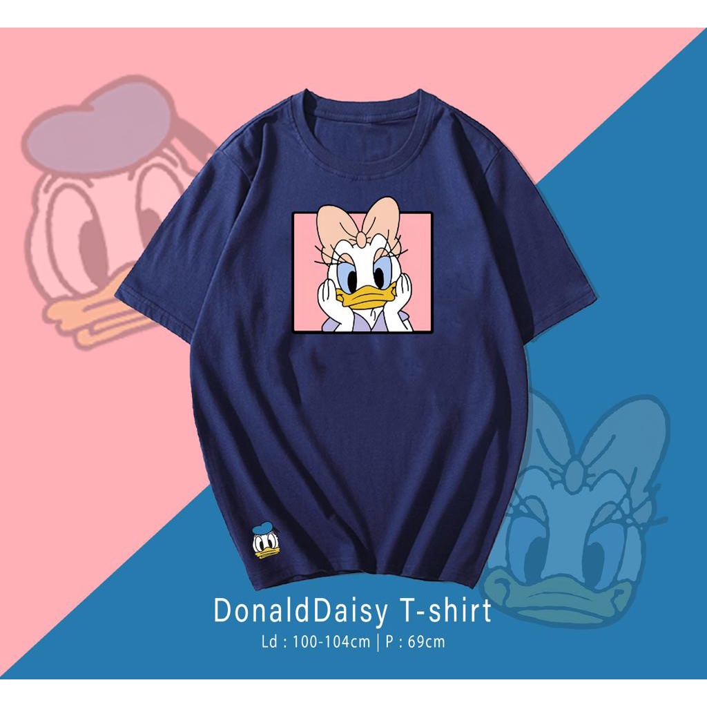 KAOS DONALD DAISY T-SHIRT / KAOS WANITA / KAOS SANTAI / KAOS KEREN / KAOS OVER SIZE / KAOS UK M - XL