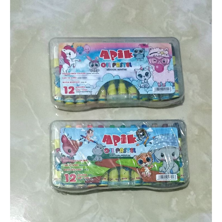 

KRAYON APIK - Oil Pastel 12 warna