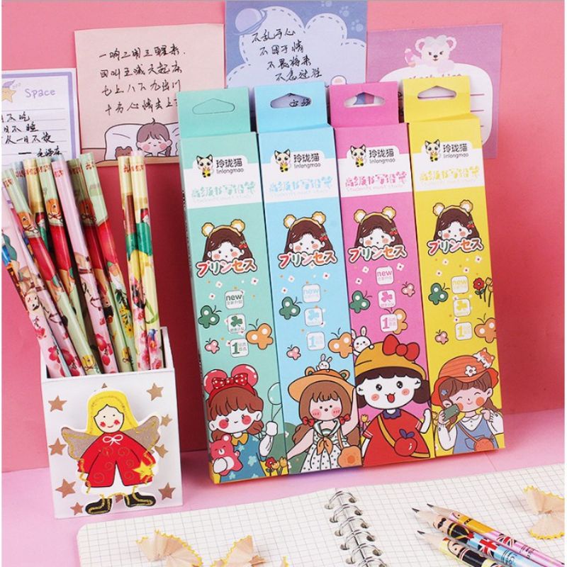 

10 pcs pensil motif lucu murah