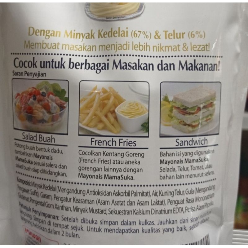 mamasuka mayonaise 1kg