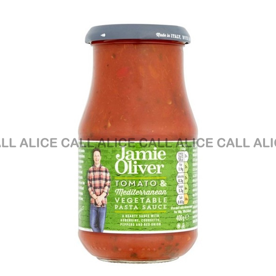 

SAUS JAMIE OLIVER TOMATO MEDITERRANEAN VEGETABLE PASTA SAUCE 400GR