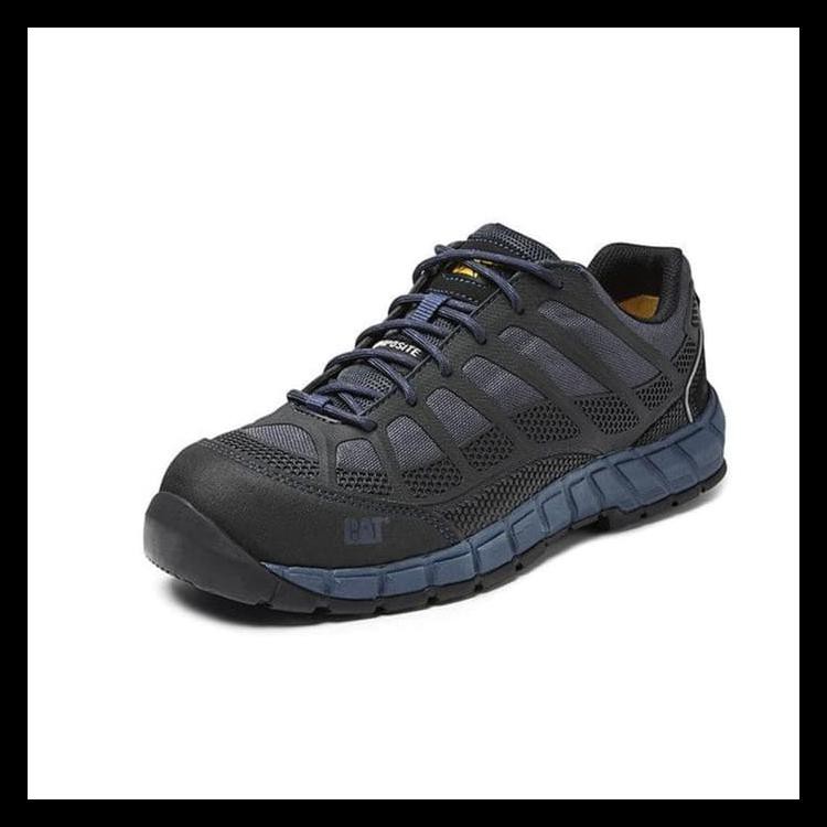 SEPATU SAFETY CATERPILLAR STREAMLINE CT BLUE NIGHT ORIGINAL - HANYA SEPATU KODE 1279