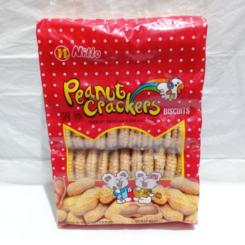 

Nitto Peanut Crackers Biscuits | Biskuit dengan Krim Kacang 450gr