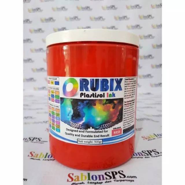 Tinta Sablon Distro Plastisol Red 500gr