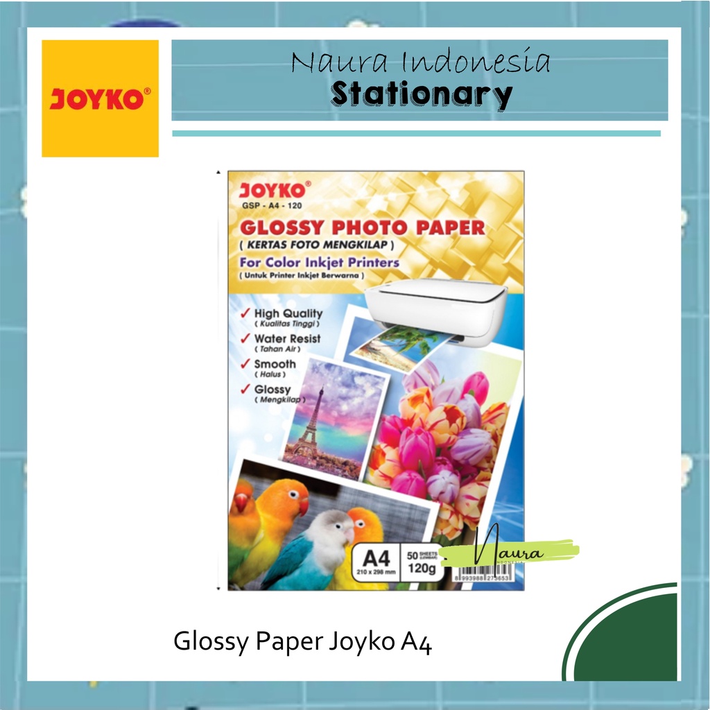 GLOSSY PAPER JOYKO A4 120 GSM | 160 GSM | 180 GSM | 210 GSM | 230 GSM